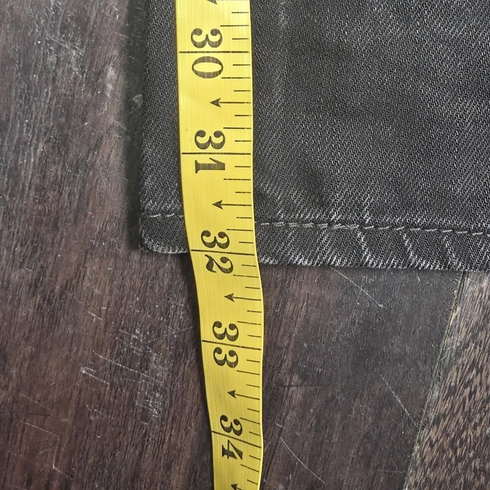 VTG Y2K Levis 511 Skinny Original Black Jeans Mens 33x32 Purple Checker Pockets